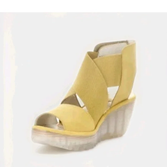 London Fly Yuba Bumblebee Wedge Sandals EU 40